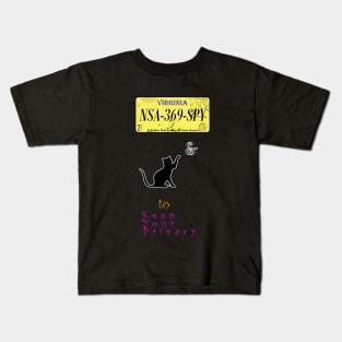 Keep Your Privacy & Cat Kids T-Shirt